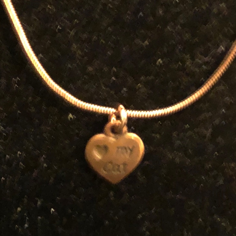 I Love My Cat Necklace